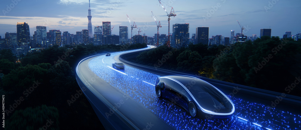 Aufkleber by integrating iot smart automotive technology and deep learning, a driverless car can achieve full 