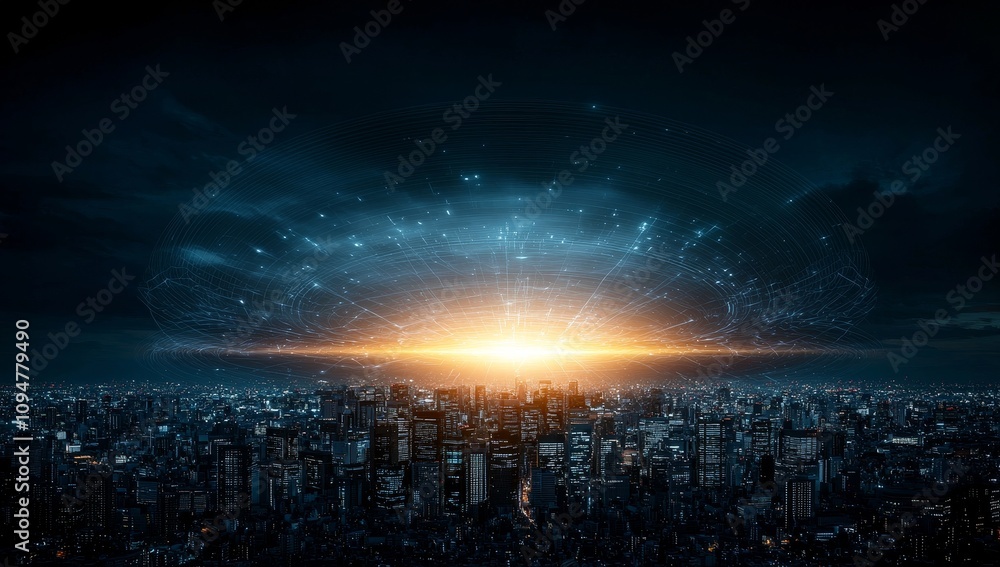 Poster The idea of a smart city encompasses communication networks using IoT (Internet of Things) and ICT (Information Communication Technology).