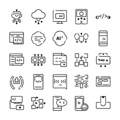 Abstract and Stylish Icon Design for Creative Projects