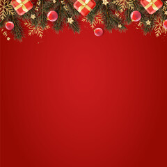 Christmas and New Year background