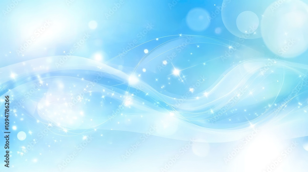 Aufkleber an abstract backdrop featuring undulating waves and smooth gradients in a vibrant mix of blue and wh