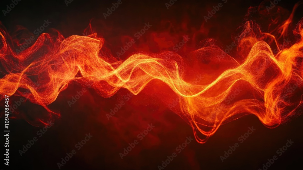 Poster flowing hues blend seamlessly to form an abstract design full of depth and movement. this vibrant ba