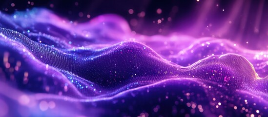 Obraz premium Abstract Purple Nebula: A cosmic dance of light and energy.