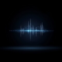 Voice emotion audio icon, heartfelt sounds, Vibrating lines or waves that depict emotional resonance in audio form, Photorealistic