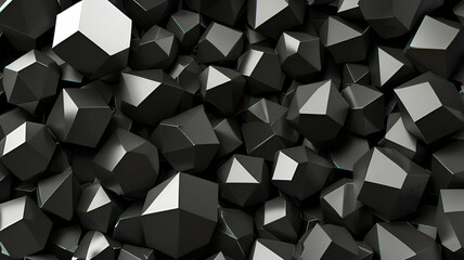 A dense cluster of black shapes against a gradient white background. Background/Wallpaper