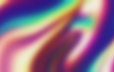 Holographic iridescent gradient texture background