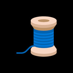 Blue Thread Spool
