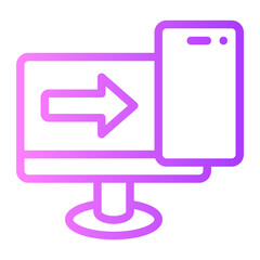 backup gradient icon