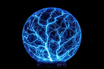 Ball Lightning: Blue Energy Explosion with Fractal Patterns in Quantum Field