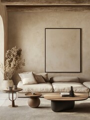 Minimalist Living Room Interior Design With Neutral Tones