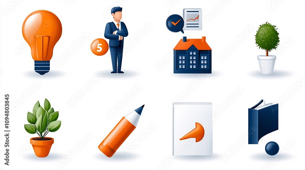 Aufkleber a collection of 15 sleek and modern icons designed to represent various aspects of digital marketing