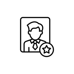 Workaholic outline icons, minimalist vector illustration ,simple transparent graphic element .Isolated on white background