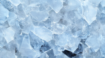 Obraz premium Icy Blue Crystalline Texture Background for Winter Imagery