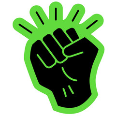 Obraz premium Strength and Power Icon