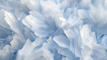 Obraz premium Ice Texture Background with Crystalline Patterns and Frost Formations