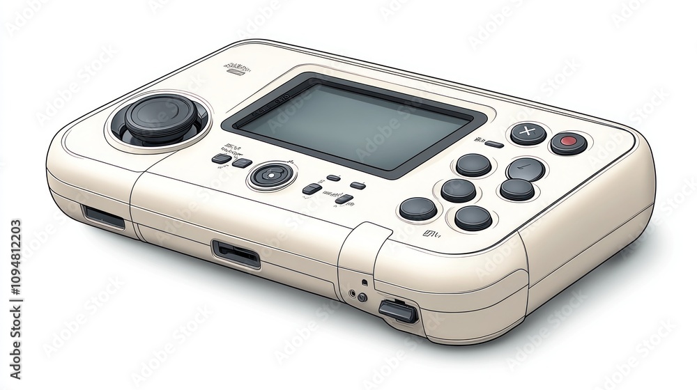 Poster handheld game console design