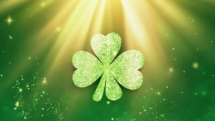 Celebration of St Patricks Day with green themes