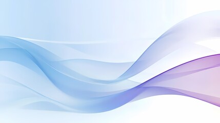 Obraz premium digital technology blue and purple gradient curve wave illustration poster background
