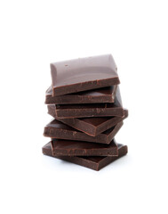 Chocolate On White