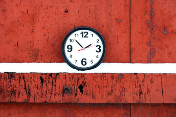 Clock On Metal