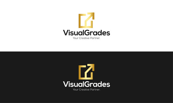 Creative arrow coming out of the box logo design, Realestate logo design luxury, Arrow coming out logo design, Real Estate Luxury Logo with Creative Arrow Design