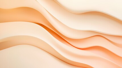 Obraz premium digital technology orange gradient curve wave illustration poster background