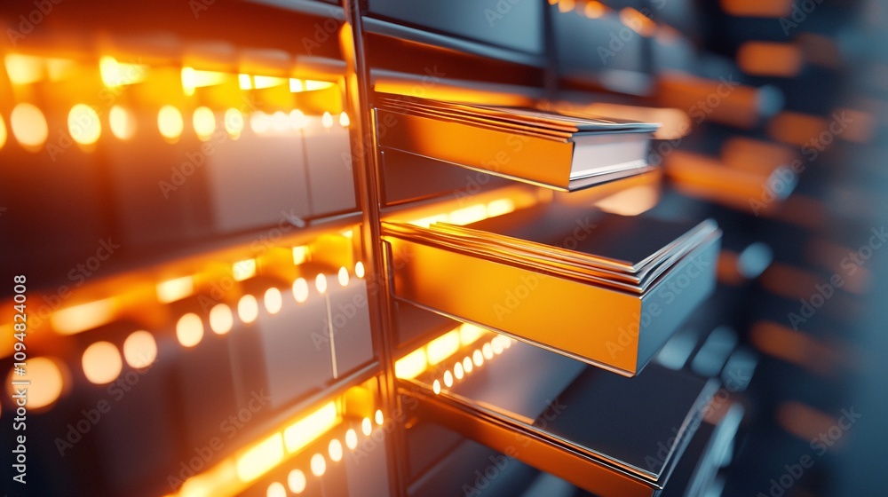 Aufkleber modern concept design for secure data storage systems