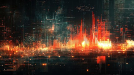 Fototapeta premium Forex Profit and Loss Graphs