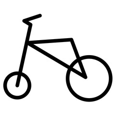 Bicycle Bike Cycling Line Icon