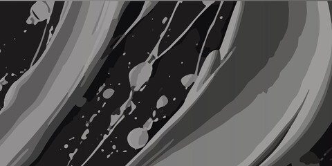 Dark Abstract background of ash color oil painting, Decorative artwork, Abstract decoration for grey Abstract background. A mesmerizing blend of white and grey, Halloween design element concept.