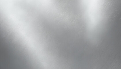 Polished silver metallic surface with subtle reflections and copy space for design