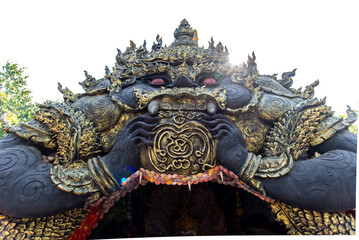 thai style giant Rahu statue