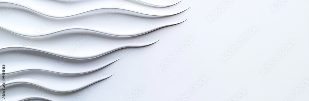 Aufkleber a backdrop featuring a 3d clear ocean surface pattern with a reflection effect, overlaid with white 