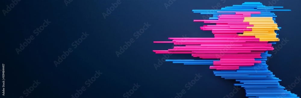 Poster a tv glitch screen background featuring digital noise effects reminiscent of vhs, complete with stat