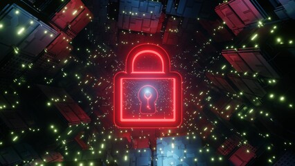 サイバーセキュリティーやサイバー攻撃を彷彿させるイメージ