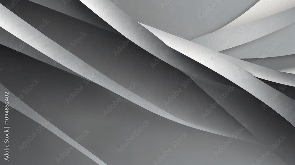 Poster grey and white abstract layered background: versatile vector design for events and presentations