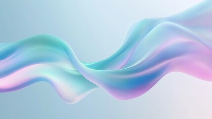 A soft, flowing abstract design with pastel colors creating a serene atmosphere.
