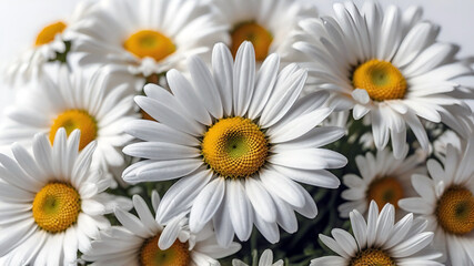 Fototapeta premium white daisy flowers