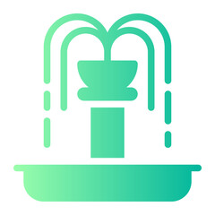 fountain gradient icon