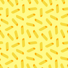 Macaroni Pasta Pattern background. Seamless Pattern Macaroni background. pasta pattern background. 