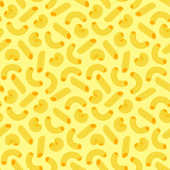 Macaroni Pasta Pattern background. Seamless Pattern Macaroni background. pasta pattern background. 