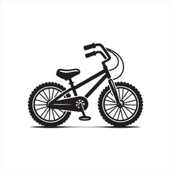 Fototapeta premium Stylish Bicycle Silhouette Designs - Icons, Vectors, and Clipart for All Projects