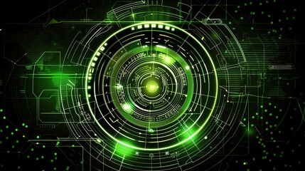 Fototapeta premium Digital Background Technology Process - A Captivating Display of Technological Wonders. The Intricate Steps and Digital Elements Involved in the Background Technology Process, Creating a Mesmerizing