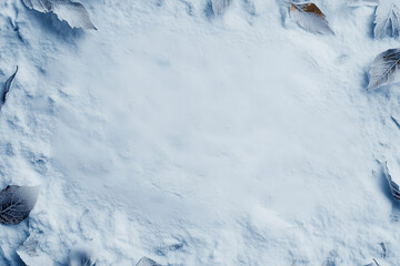 Obraz premium Winter Snowy Illustration Background