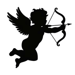 Fototapeta premium cupid with bow and arrow vector