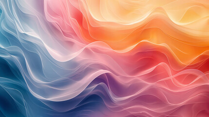 Obraz premium Colorful abstract wavy fabric texture.