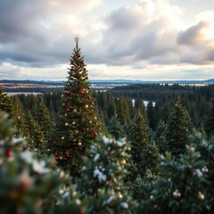  Christmas tree background christmas tree holiday winter festive celebration   