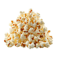 Pile Of Popcorn Isolated On A Tranparent Background.