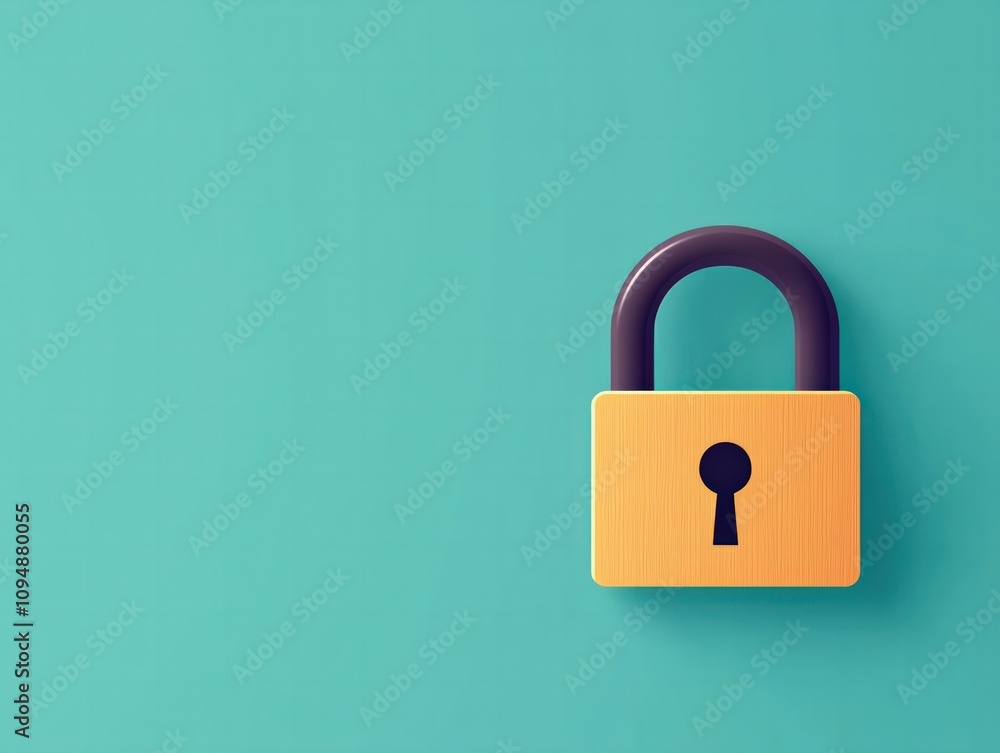 Poster securing iot smart sensors and data protection strategies with midjourney's innovative padlock solut