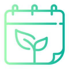calendar gradient icon